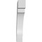 Ekena Millwork 5 1/2-in. W x 30-in. D x 34-in. H Merced Architectural Grade PVC Knee Brace BRCP055X30X34MRC - alternate 5